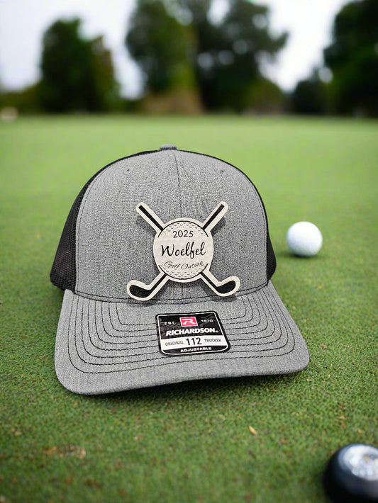 Richardson 112 Customized Golf Patch Hat - Woelfel Custom Designs