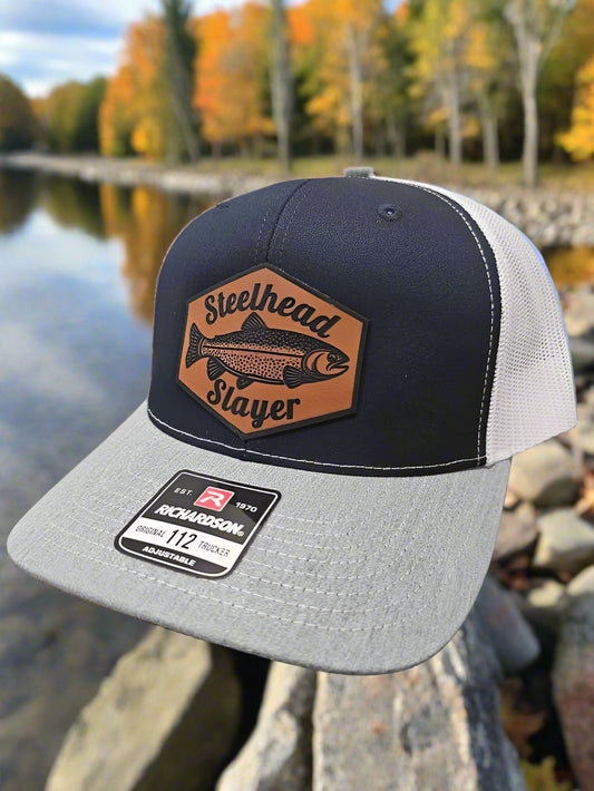 Richardson 112 Steelhead Slayer Fishing Trucker Hat - Woelfel Custom Designs