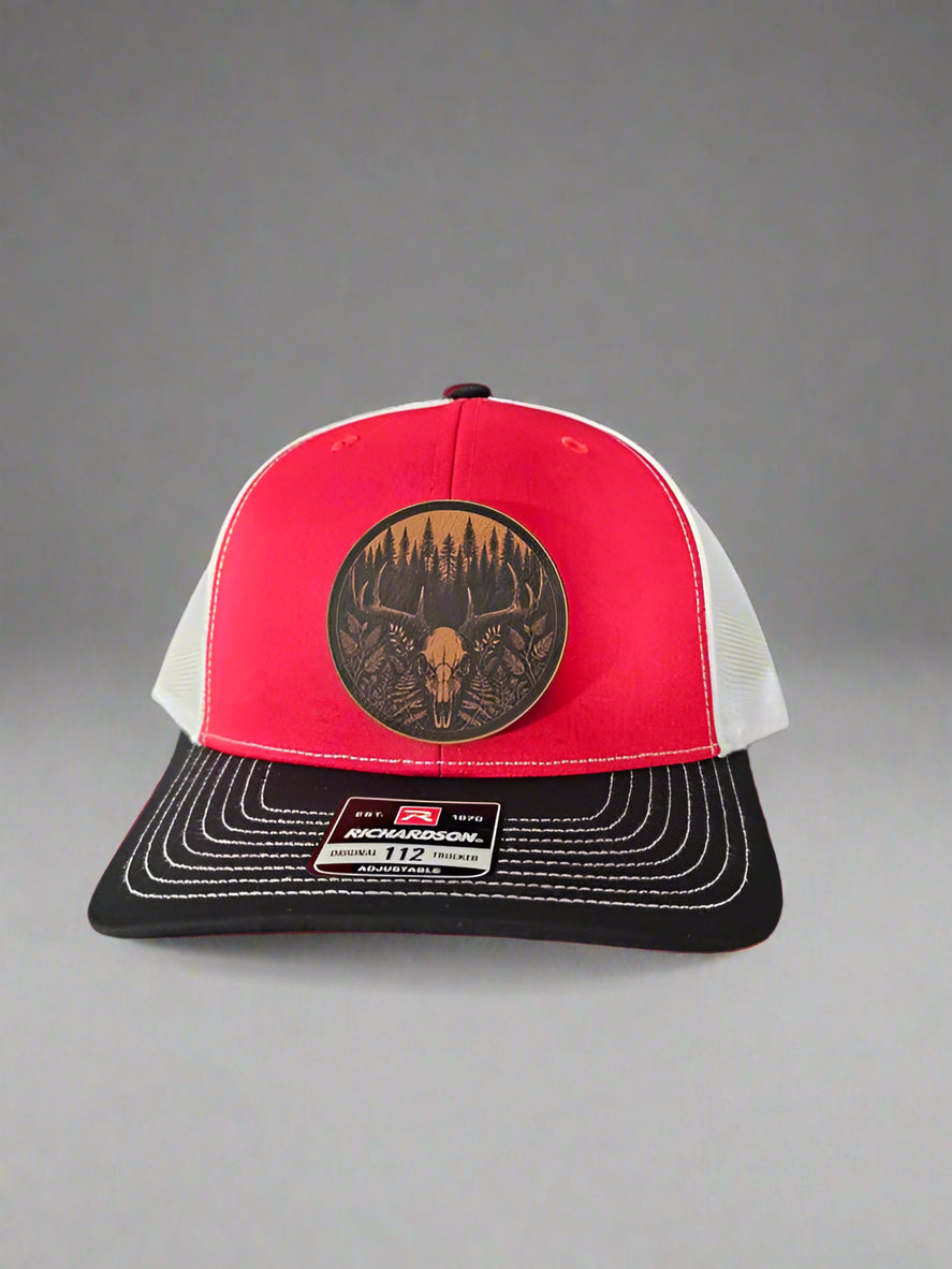 Richardson 112 Euro Mount Buck Deer/Wildlife Patch Hat - Woelfel Custom Designs