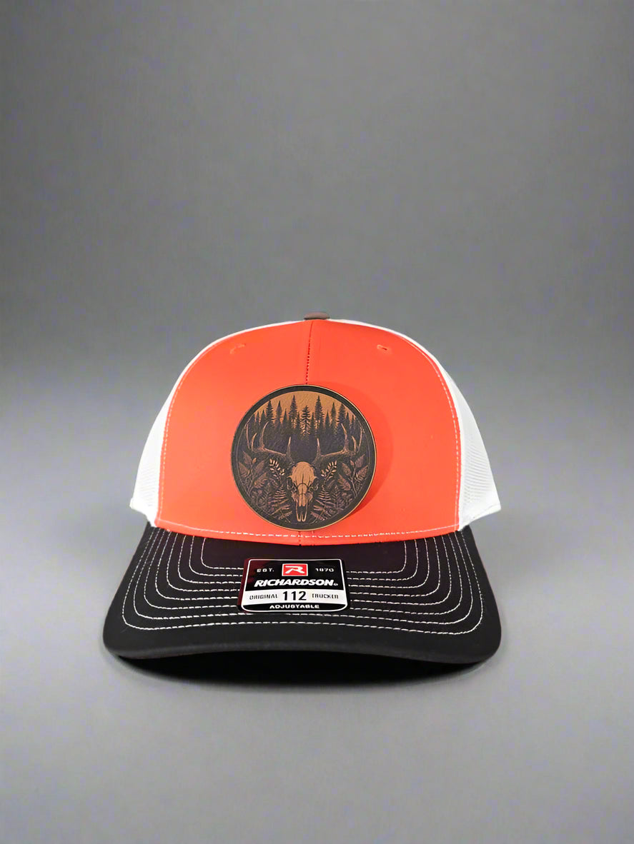 Richardson 112 Euro Mount Buck Deer/Wildlife Patch Hat