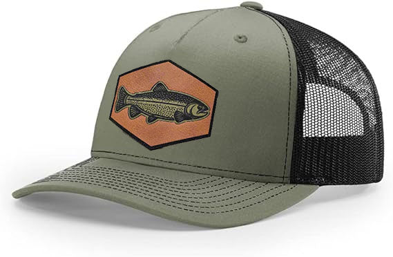 Richardson 112 Rainbow Trout Fishing Patch Hat - Woelfel Custom Designs