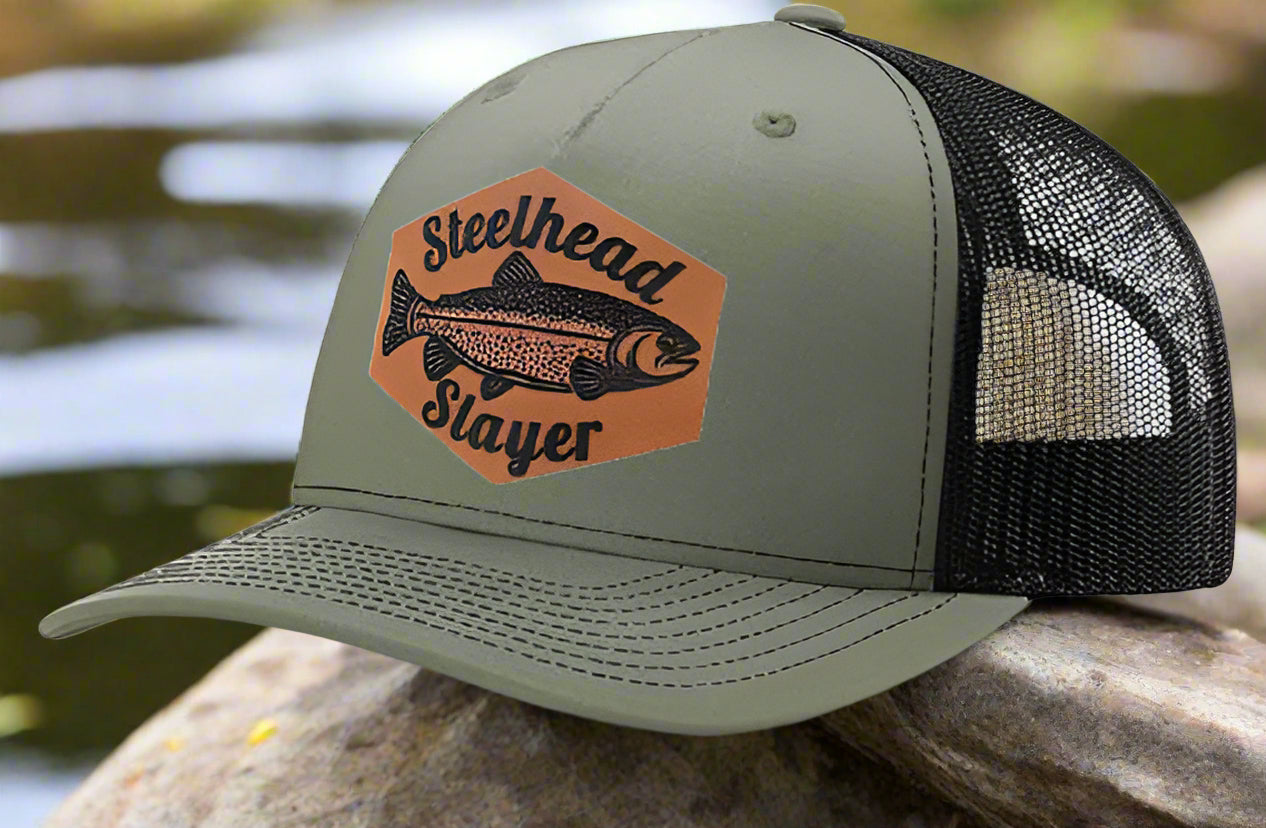 Richardson 112 Steelhead Slayer Fishing Trucker Hat - Woelfel Custom Designs
