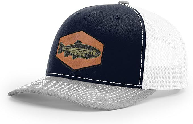 Richardson 112 Rainbow Trout Fishing Patch Hat - Woelfel Custom Designs