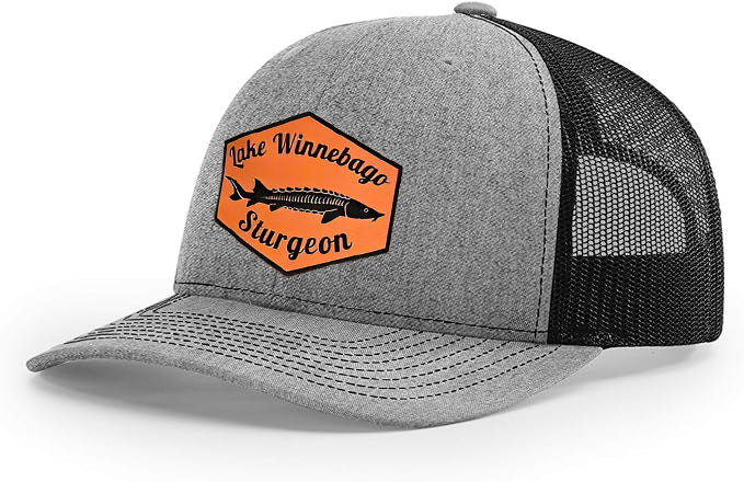 Richardson 112 Lake Winnebago Sturgeon Trucker Hat - Woelfel Custom Designs