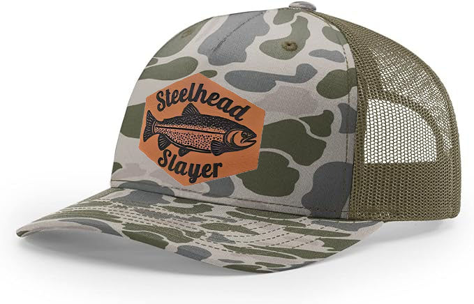 Richardson 112 Steelhead Slayer Fishing Trucker Hat - Woelfel Custom Designs