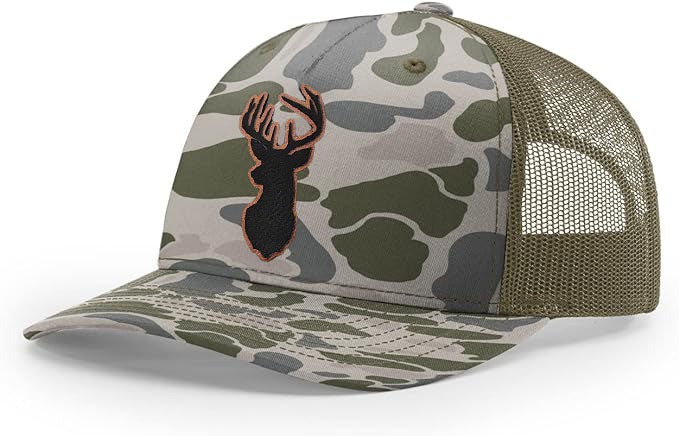 Richardson 112 Deer Antler Patch Hat - Woelfel Custom Designs