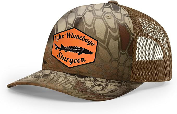 Richardson 112 Lake Winnebago Sturgeon Trucker Hat - Woelfel Custom Designs