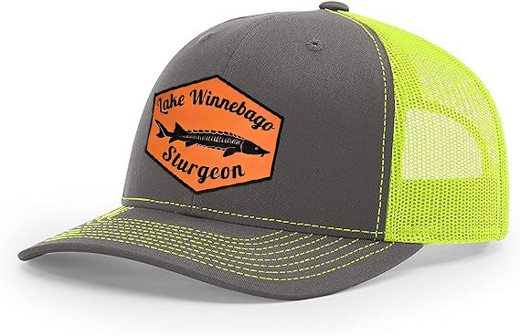 Richardson 112 Lake Winnebago Sturgeon Trucker Hat - Woelfel Custom Designs