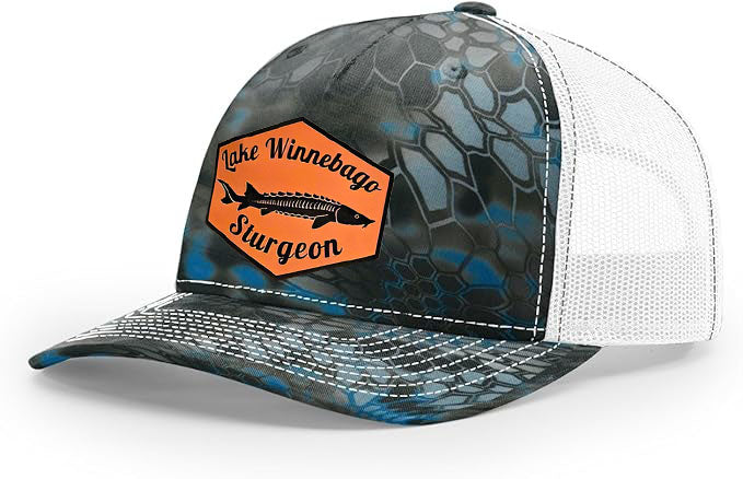 Richardson 112 Lake Winnebago Sturgeon Trucker Hat - Woelfel Custom Designs