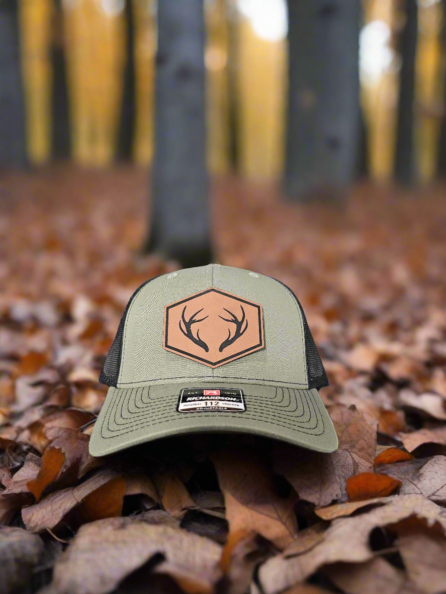 Richardson 112 Deer Shed Antler Trucker Hat - Woelfel Custom Designs