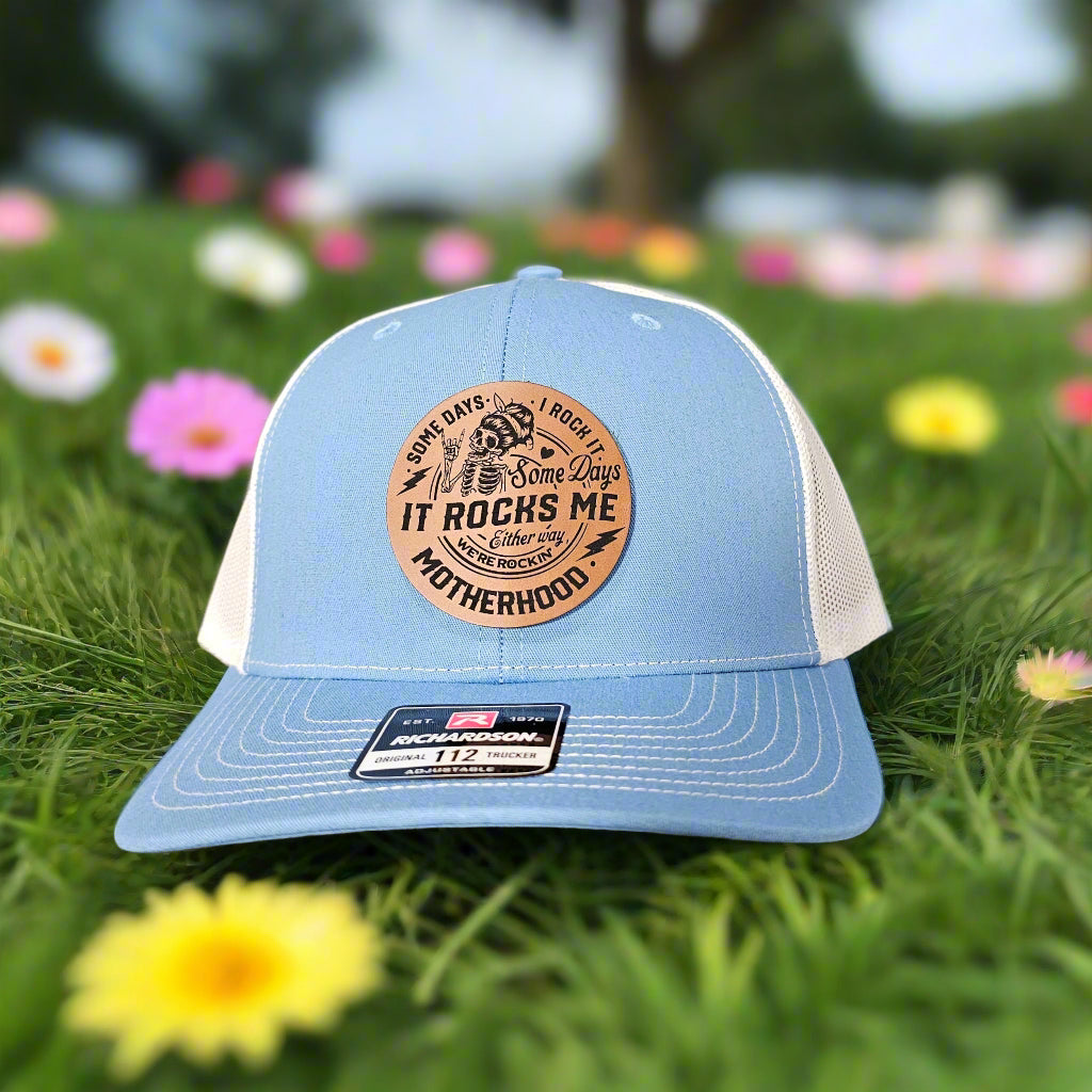Richardson 112 Skull Rocking Mom Hat - Woelfel Custom Designs