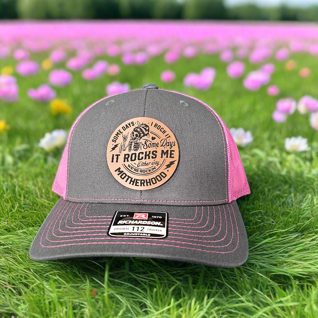 Richardson 112 Skull Rocking Mom Hat - Woelfel Custom Designs