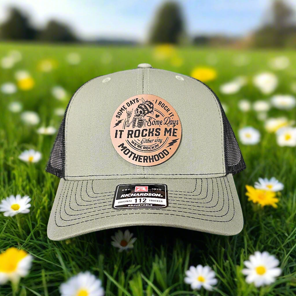 Richardson 112 Skull Rocking Mom Hat - Woelfel Custom Designs