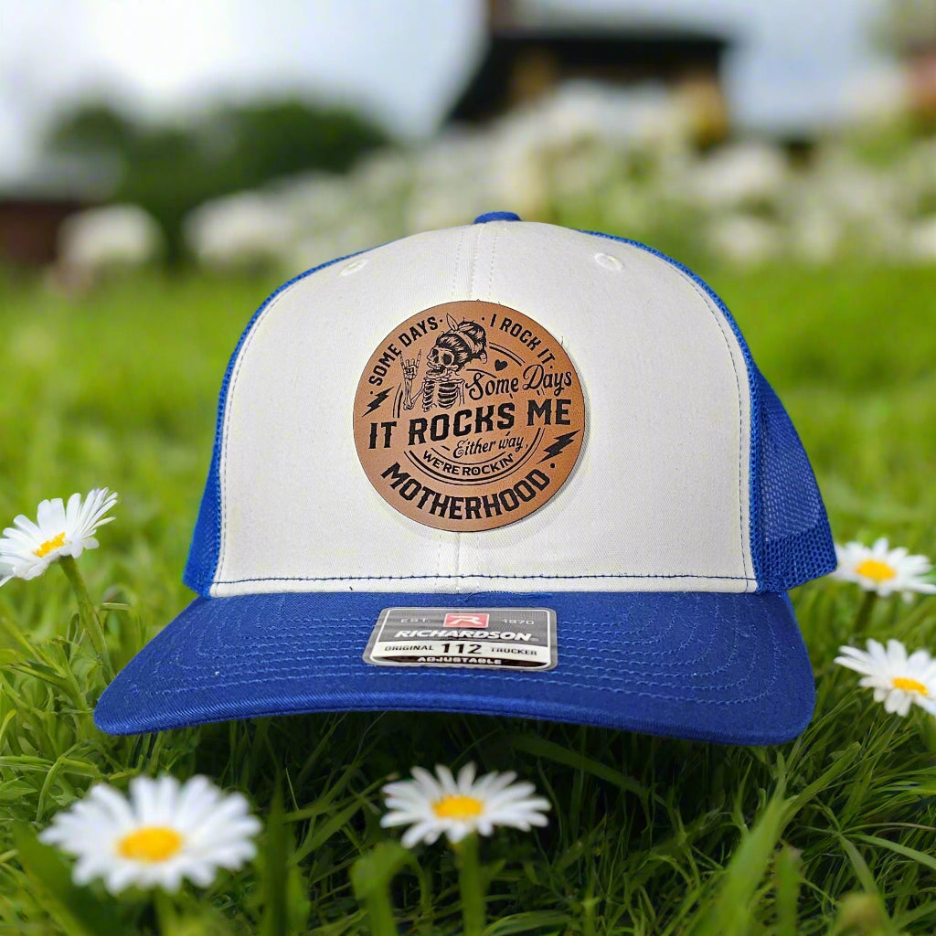 Richardson 112 Skull Rocking Mom Hat - Woelfel Custom Designs