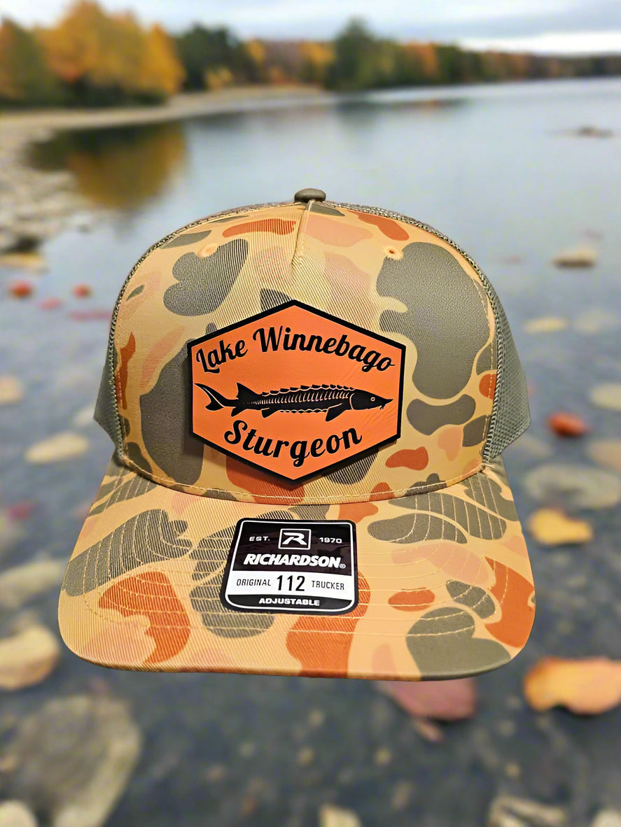 Richardson 112 Lake Winnebago Sturgeon Trucker Hat