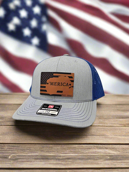 Richardson 112 Leatherette Gulf Of 'Merica Trucker Hat