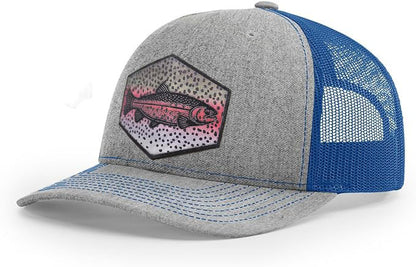 Richardson 112 Rainbow Trout Scales Fishing Trucker Hat