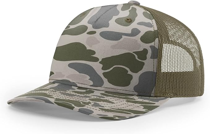 Richardson 112 Rainbow Camo Pattern Steelhead/Trout Fishing Trucker Hat