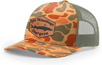 Richardson 112 Lake Winnebago Sturgeon Spearing Trucker Hat