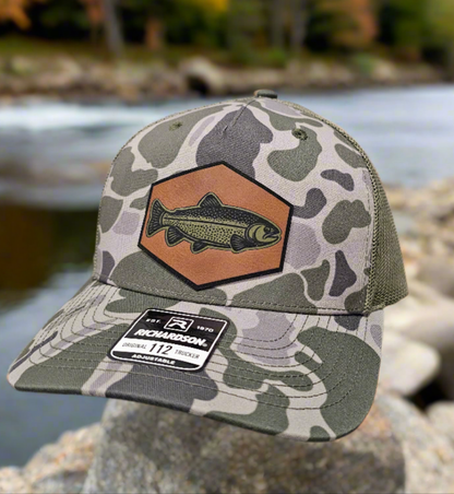 Richardson 112 Rainbow Trout Fishing Patch Hat