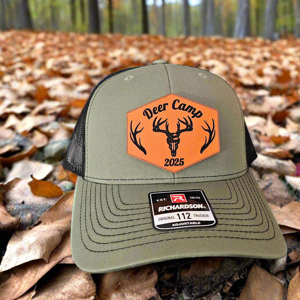Richardson 112 2025 Deer Camp Hat - Premium Orange Patch